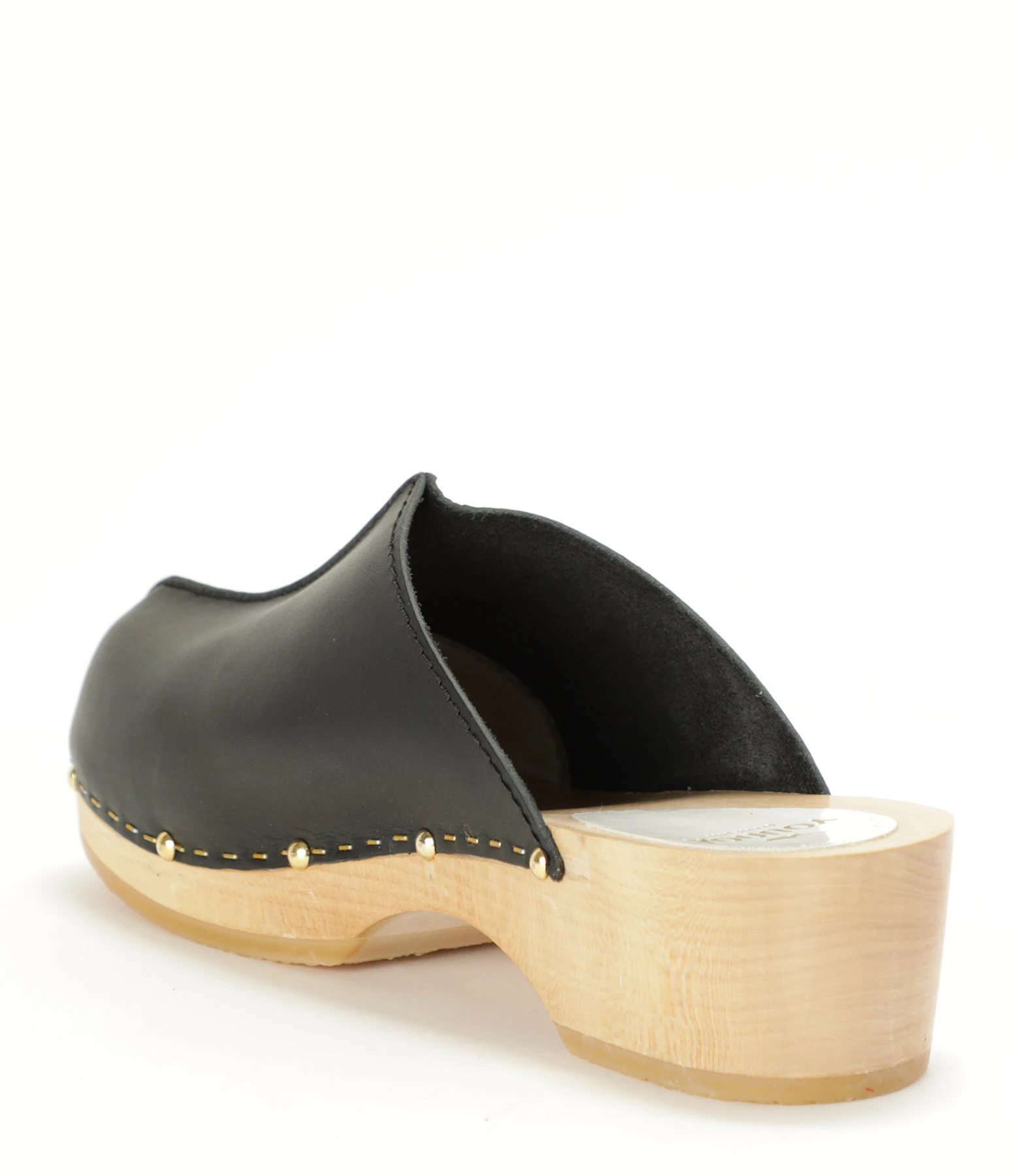 Sabot Youyou Sabots Yssa Bois Cuir Noir 5 Sabot Youyou Sabots Yssa Bois Cuir Noir – Image 3