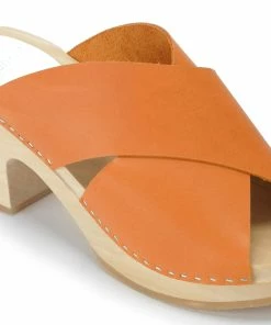 Sabot Youyou Sabots Yzis Bois Cuir Papaye -Golden Goose-boutique youyo31727 pck20201222 4 1