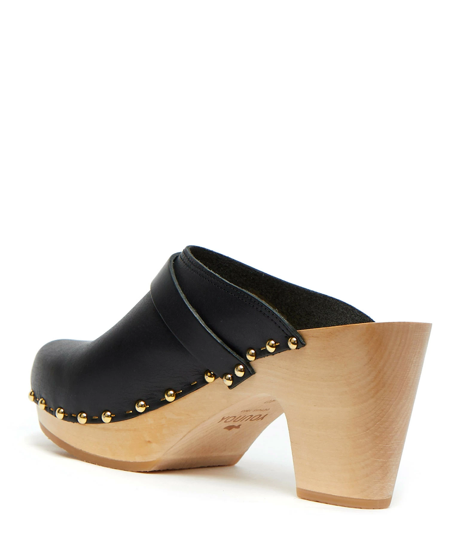 Sabot Youyou Sabots Yrma Rock Bois Cuir Noir 5 Sabot Youyou Sabots Yrma Rock Bois Cuir Noir – Image 3