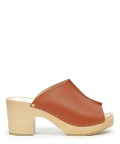 Sabot Youyou Sabots Ydol Bois Cuir Brique