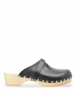 Sabot Youyou Sabots Yren Rock Bois Cuir Noir