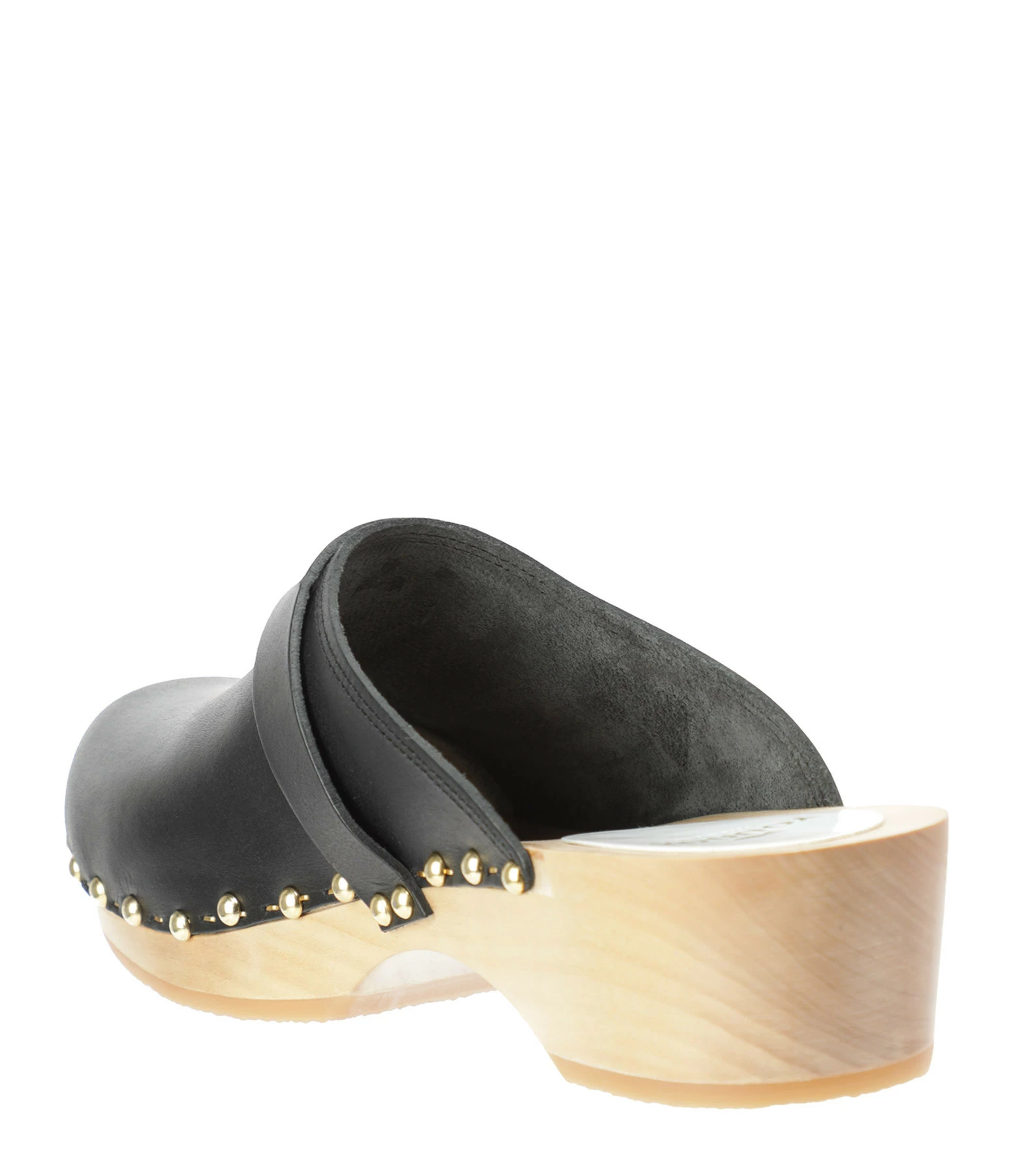 Sabot Youyou Sabots Yren Rock Bois Cuir Noir 5 Sabot Youyou Sabots Yren Rock Bois Cuir Noir – Image 3