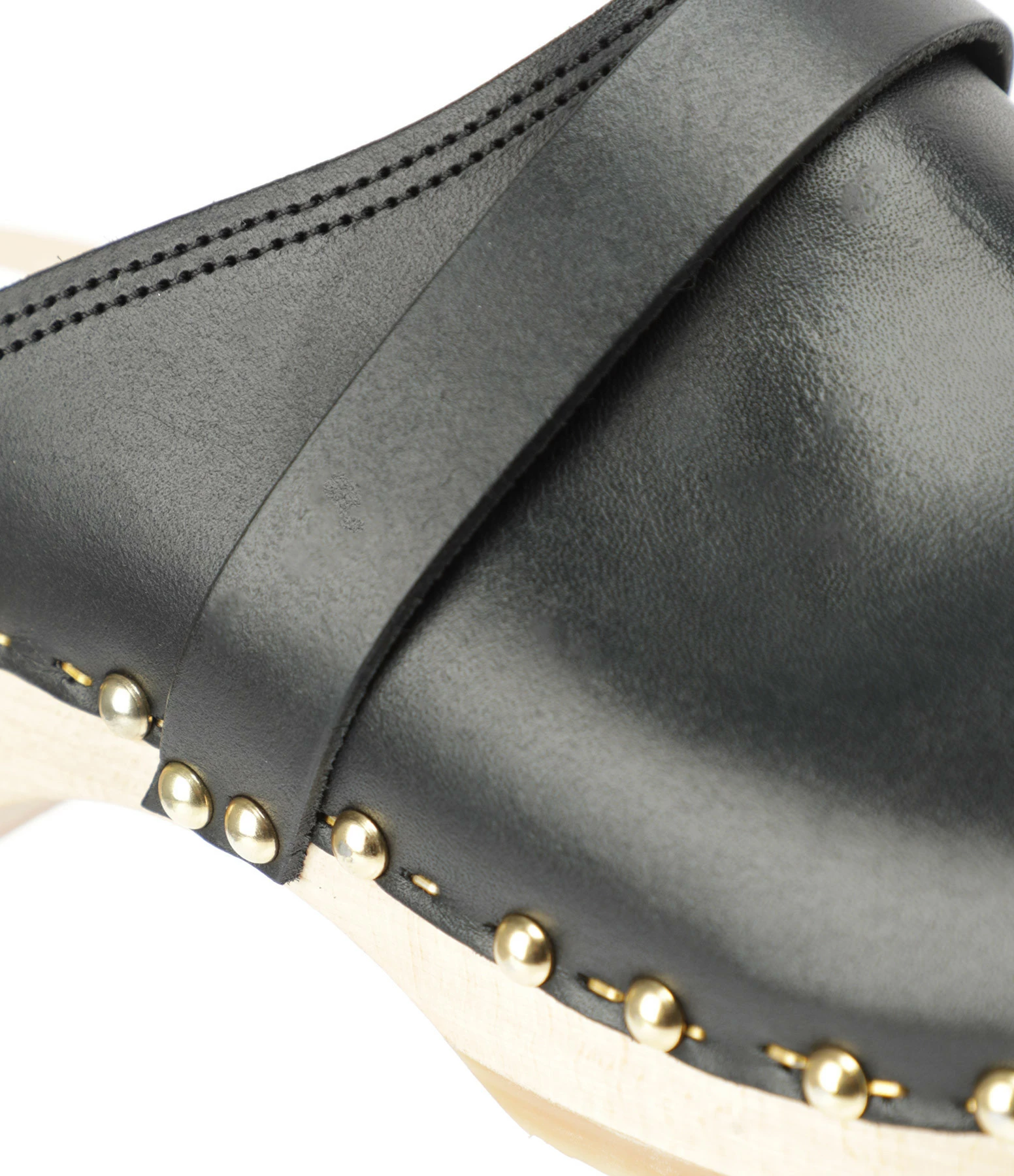 Sabot Youyou Sabots Yren Rock Bois Cuir Noir 6 Sabot Youyou Sabots Yren Rock Bois Cuir Noir – Image 4