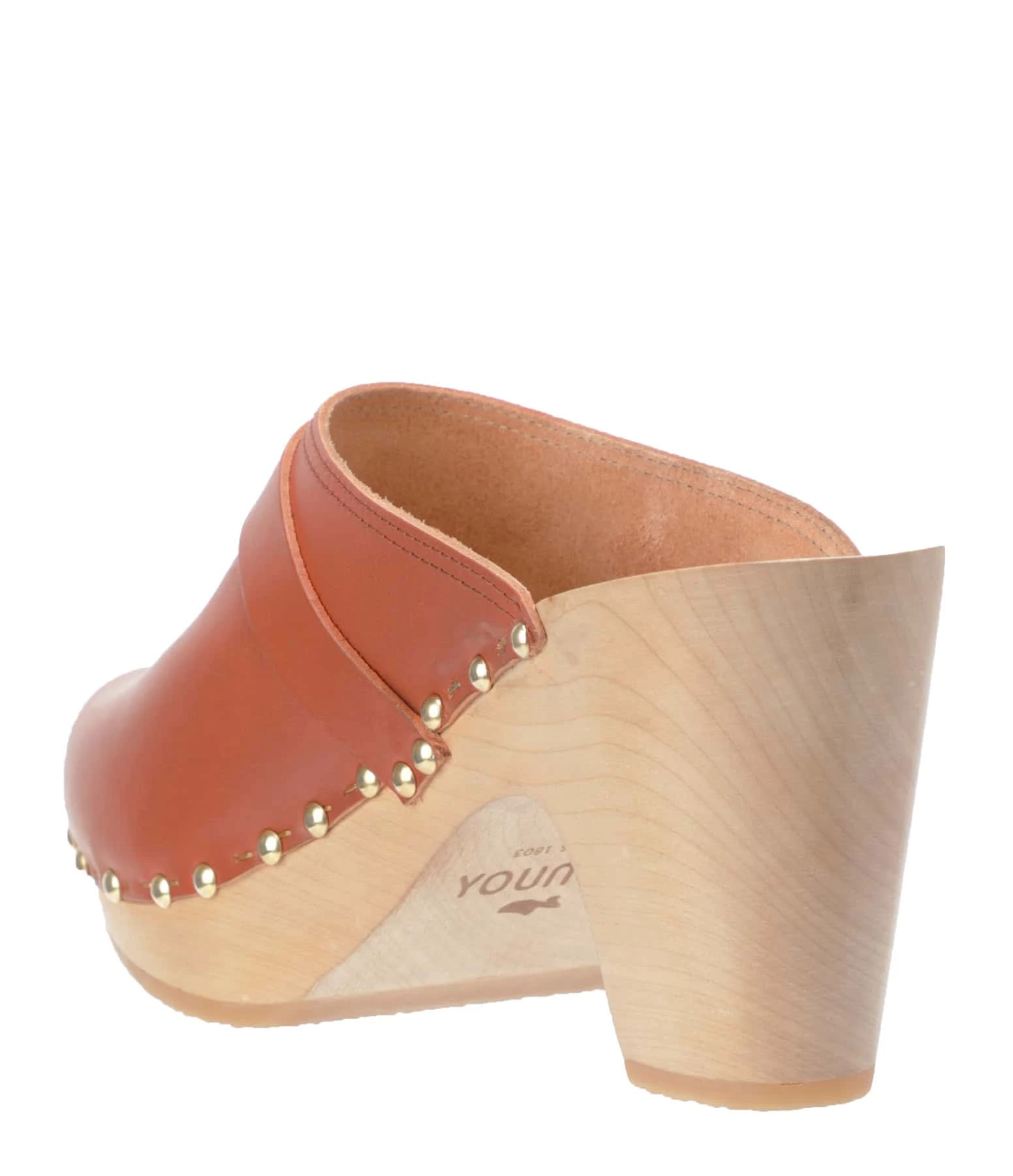 Sabot Youyou Sabots Yrma Rock Bois Cuir Brique 5 Sabot Youyou Sabots Yrma Rock Bois Cuir Brique – Image 3