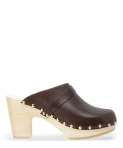 Sabot Youyou Sabots Yrma Rock Bois Cuir Chocolat