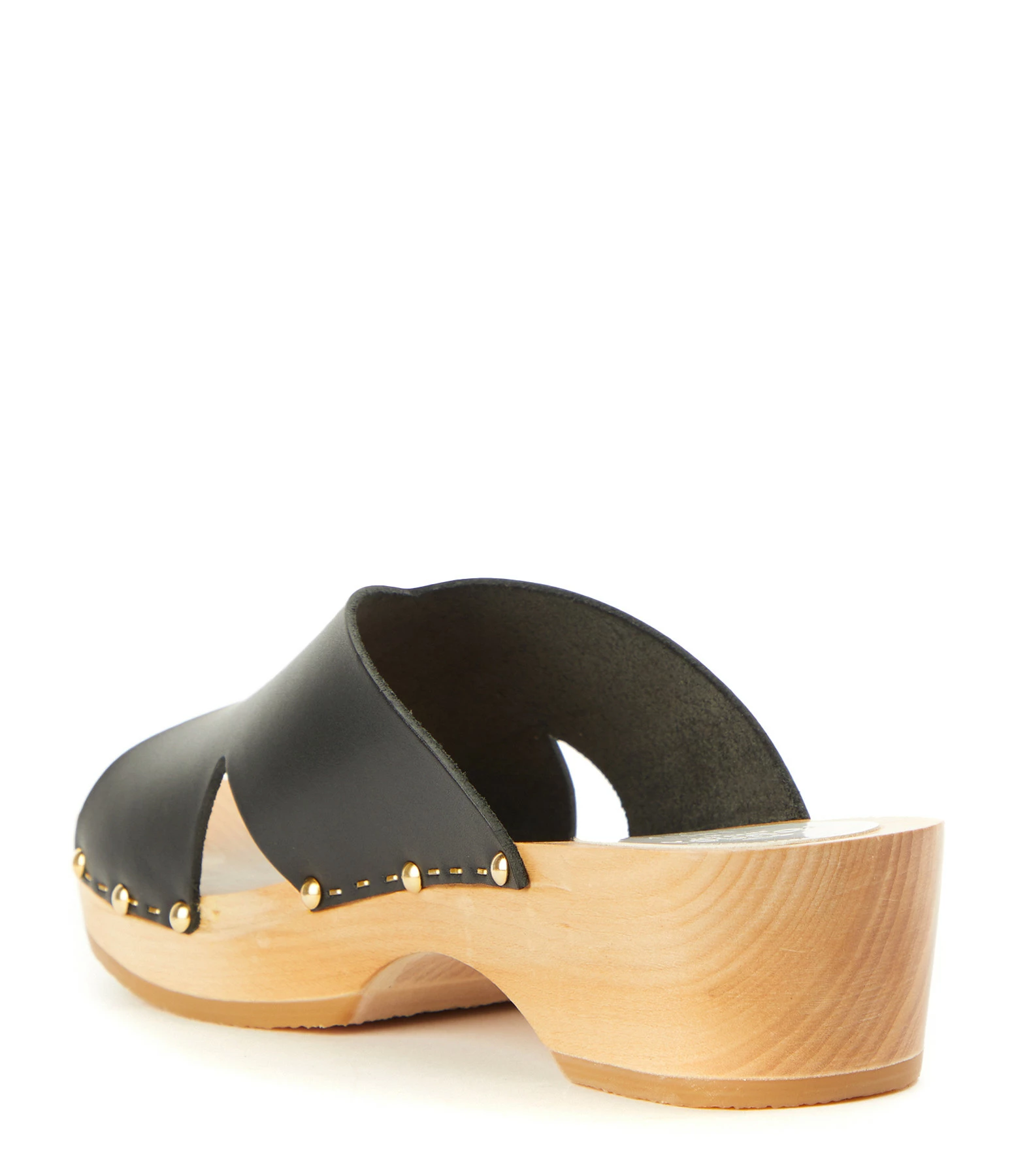 Sabot Youyou Sabots Yulli Bois Cuir Noir, Exclusivité Lulli 5 Sabot Youyou Sabots Yulli Bois Cuir Noir, Exclusivité Lulli – Image 3