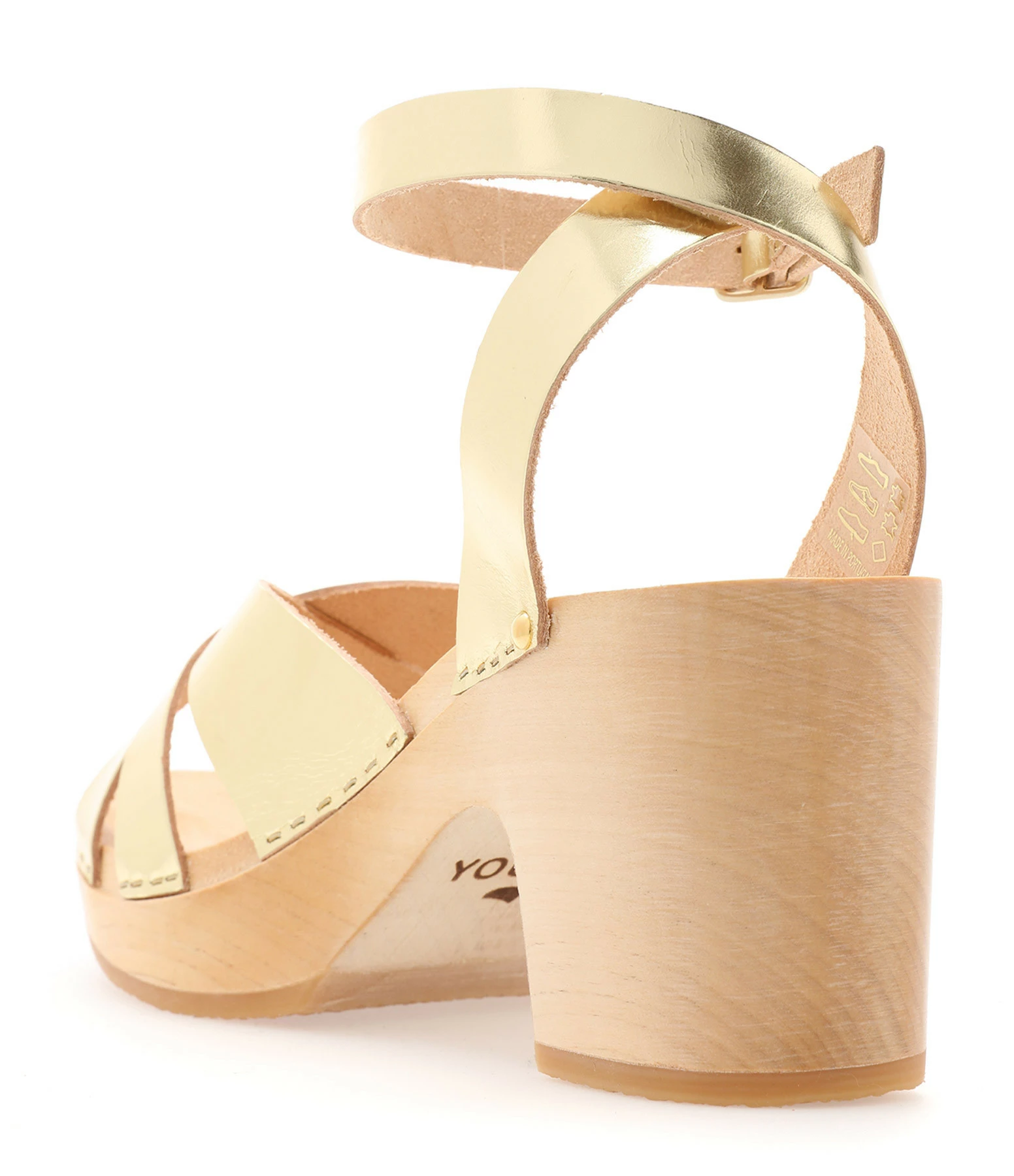 Sabot Youyou Sabots Ybiza Cuir Doré 6 Sabot Youyou Sabots Ybiza Cuir Doré – Image 4