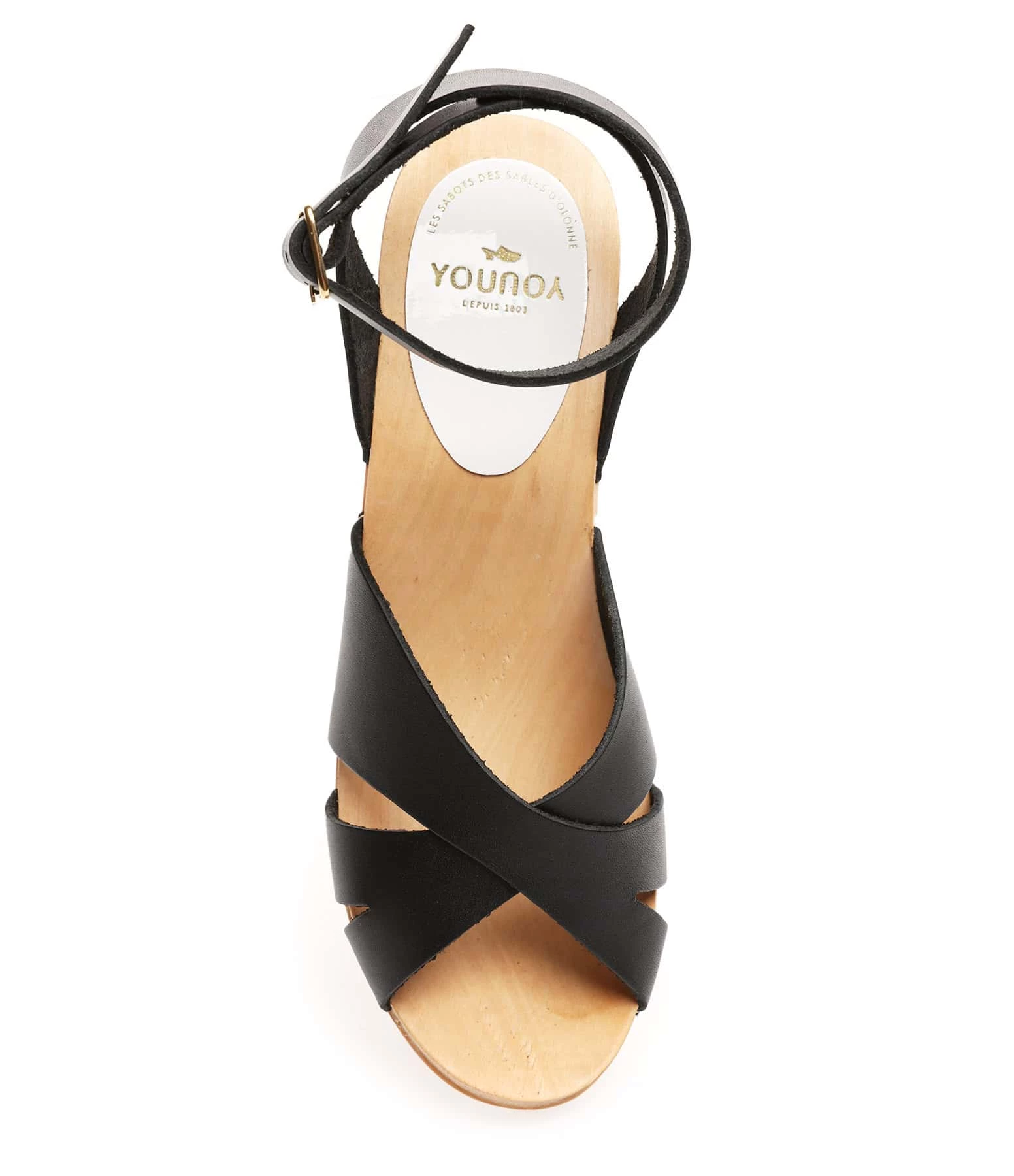 Sabot Youyou Sabots Ybiza Cuir Noir 4 Sabot Youyou Sabots Ybiza Cuir Noir – Image 2