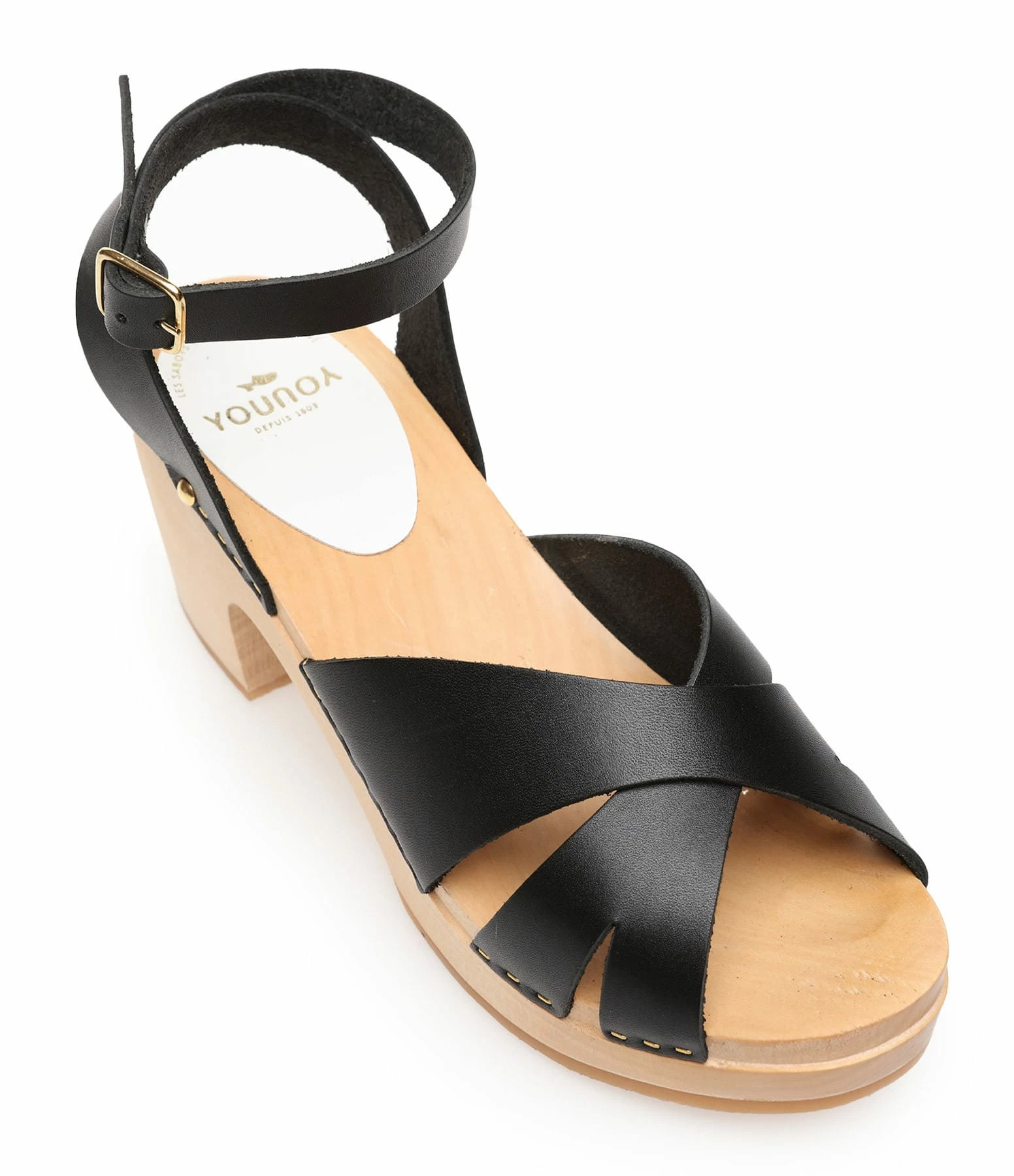 Sabot Youyou Sabots Ybiza Cuir Noir 5 Sabot Youyou Sabots Ybiza Cuir Noir – Image 3