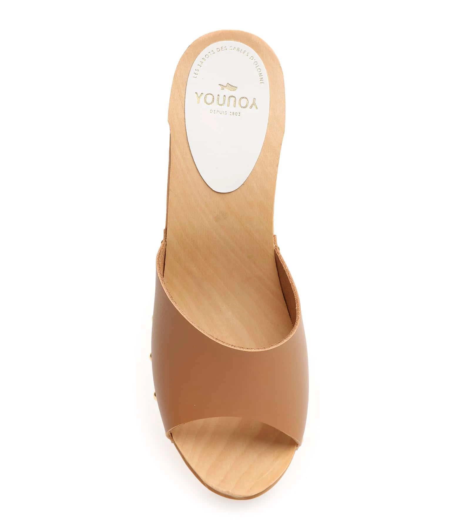 Sabot Youyou Sabots Ydil Cuir Camel 4 Sabot Youyou Sabots Ydil Cuir Camel – Image 2