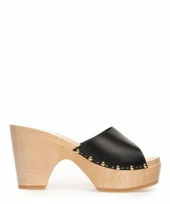 Sabot Youyou Sabots Ydil Cuir Noir