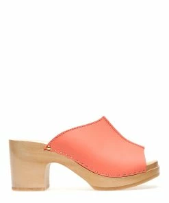 Sabot Youyou Sabots Ydol Cuir Neon Orange