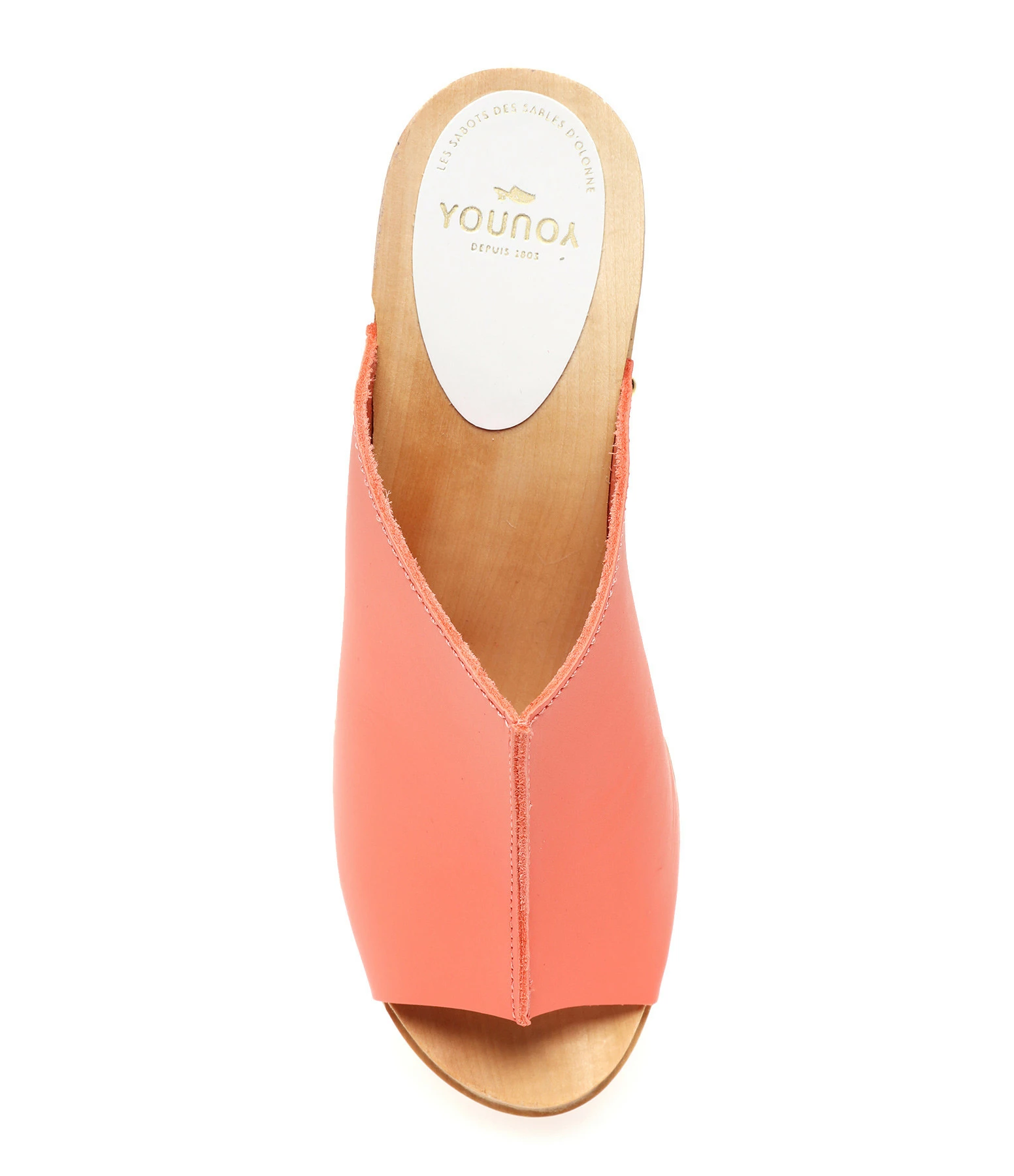 Sabot Youyou Sabots Ydol Cuir Neon Orange 4 Sabot Youyou Sabots Ydol Cuir Neon Orange – Image 2