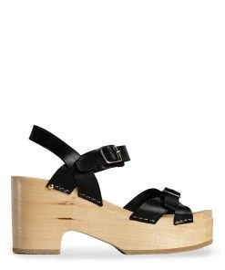 Sabot Youyou Sabots Yris Bois Cuir Noir