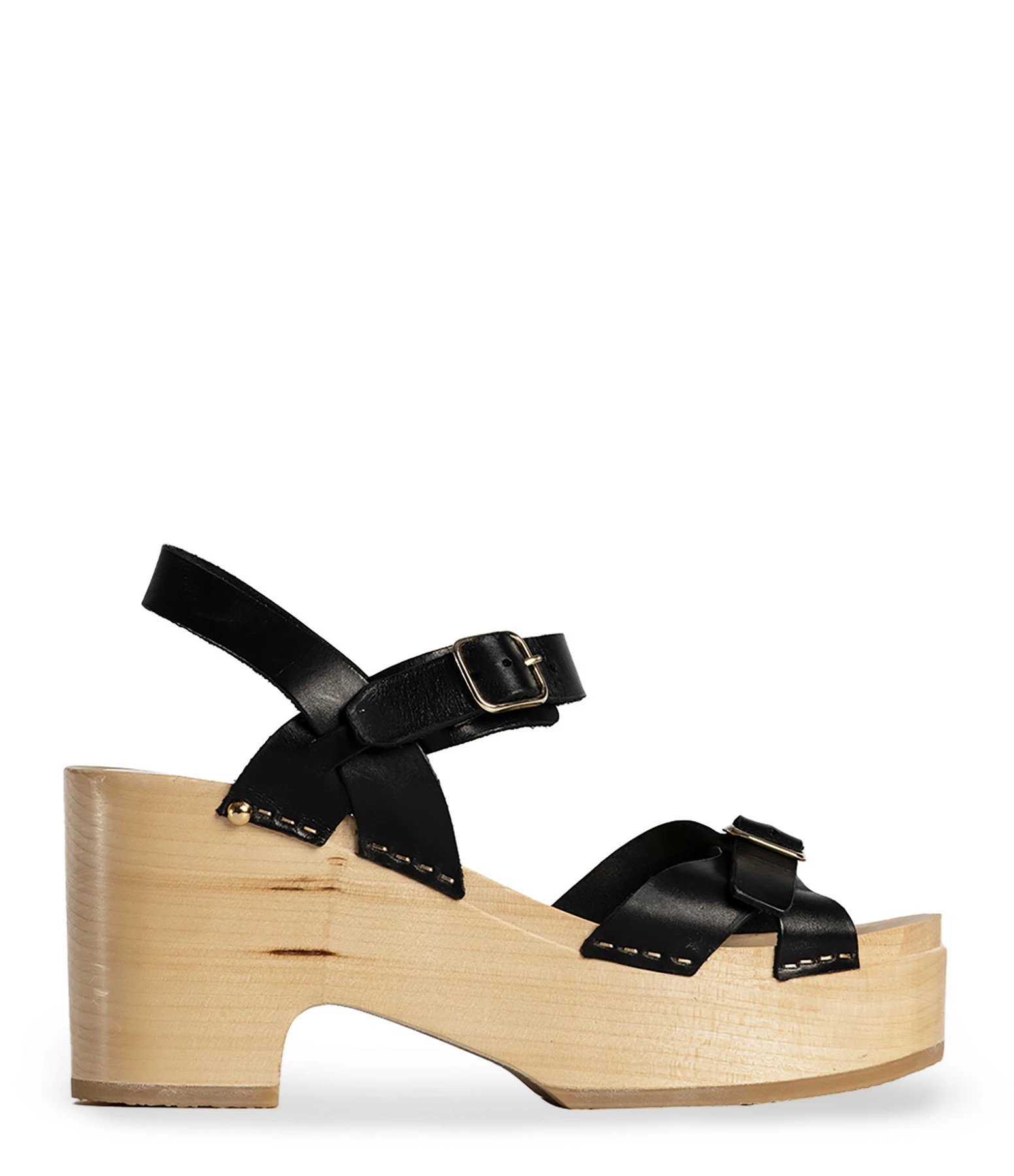 Sabot Youyou Sabots Yris Bois Cuir Noir 3 Sabot Youyou Sabots Yris Bois Cuir Noir