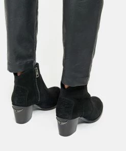 Zadig & Voltaire Bottines Molly Cuir Noir -Golden Goose-boutique zadig look20200811 155