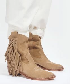 Zadig & Voltaire Bottines Pilar Cuir Suédé Taupe 22 Zadig & Voltaire Bottines Pilar Cuir Suédé Taupe -Golden Goose-boutique zadig look20220810 92