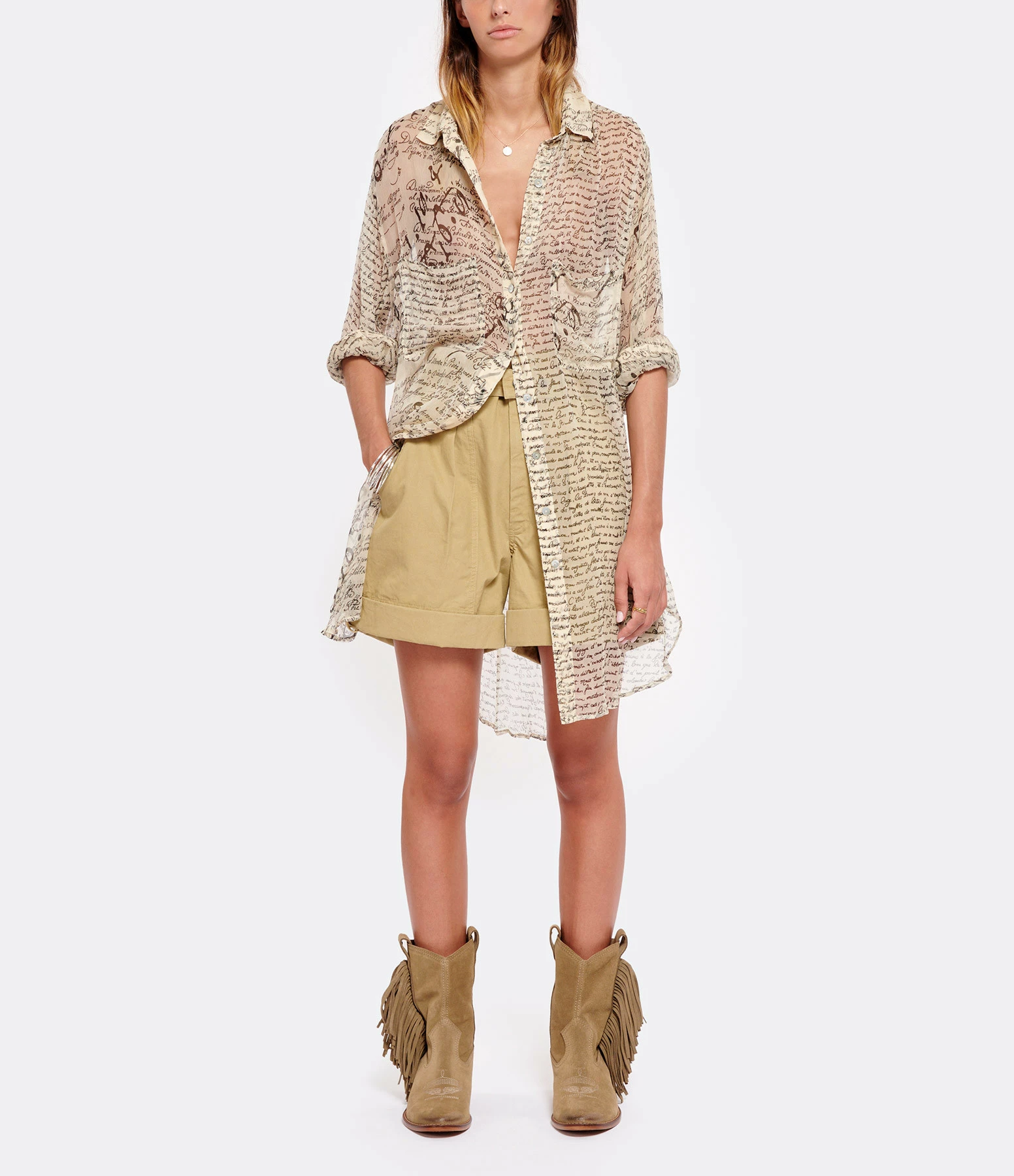 Zadig & Voltaire Bottines Pilar Cuir Suédé Taupe 14 Zadig & Voltaire Bottines Pilar Cuir Suédé Taupe – Image 12